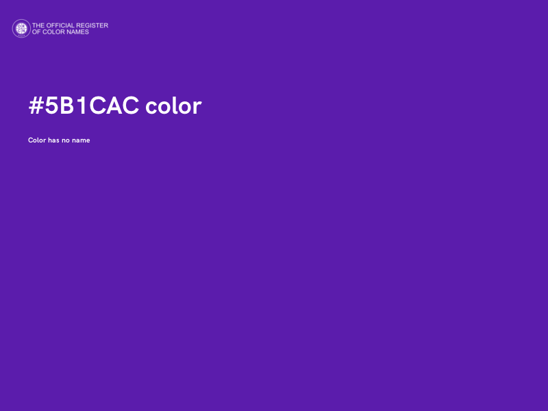 #5B1CAC color image