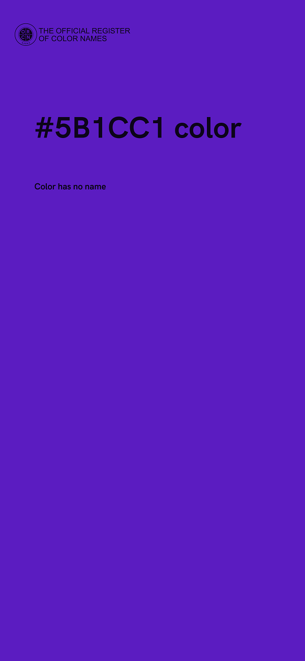#5B1CC1 color image