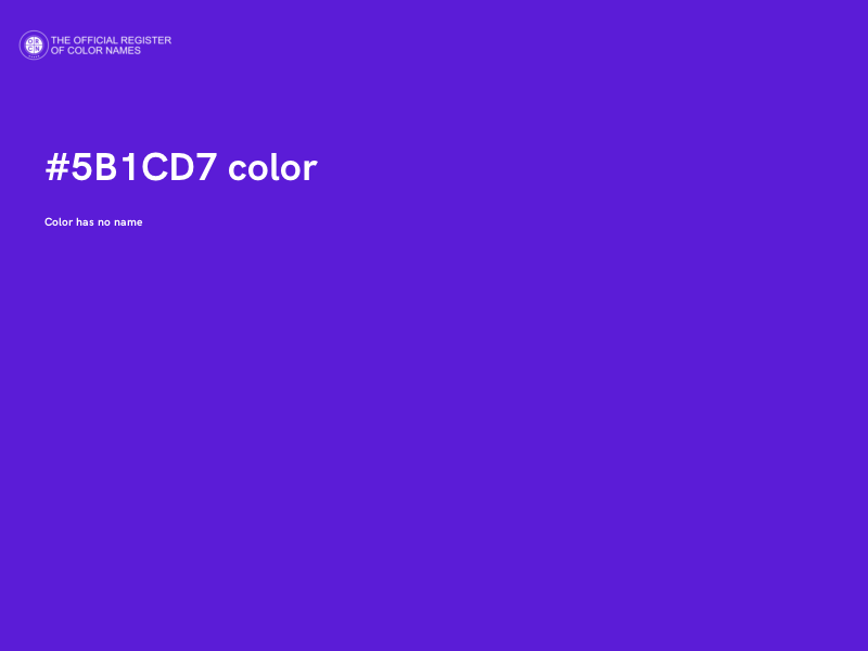 #5B1CD7 color image