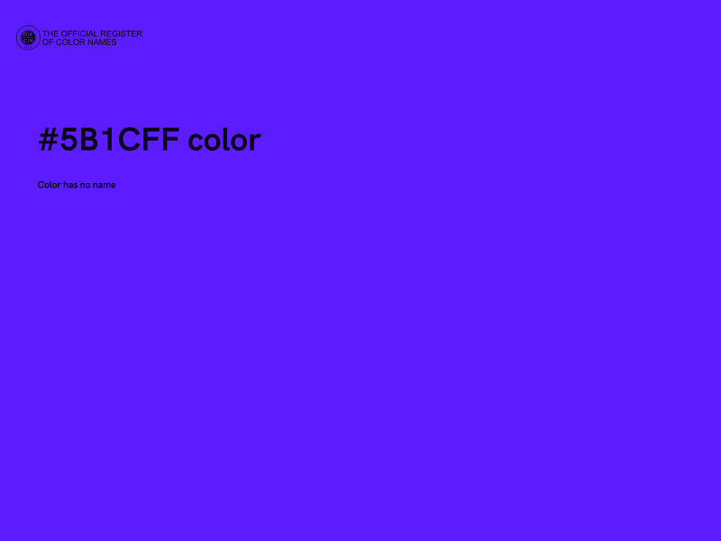 #5B1CFF color image