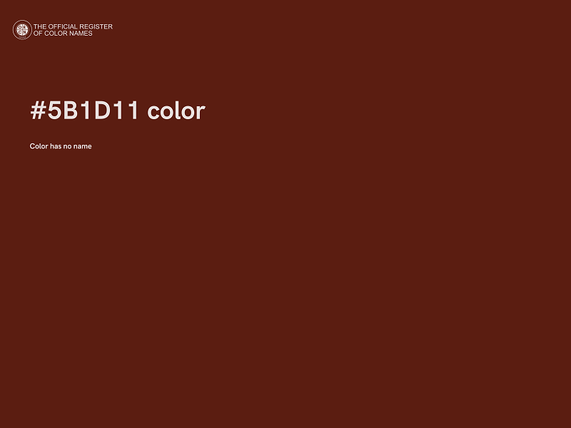 #5B1D11 color image