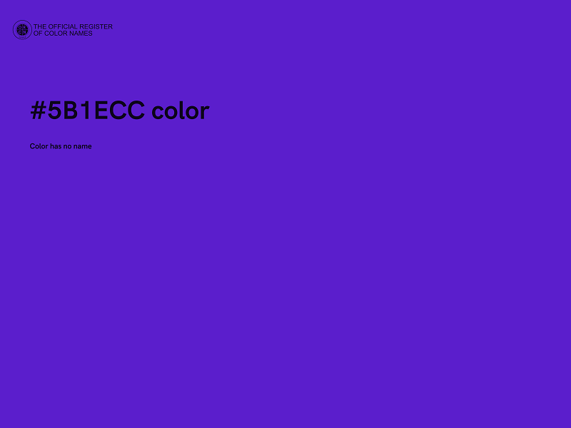 #5B1ECC color image