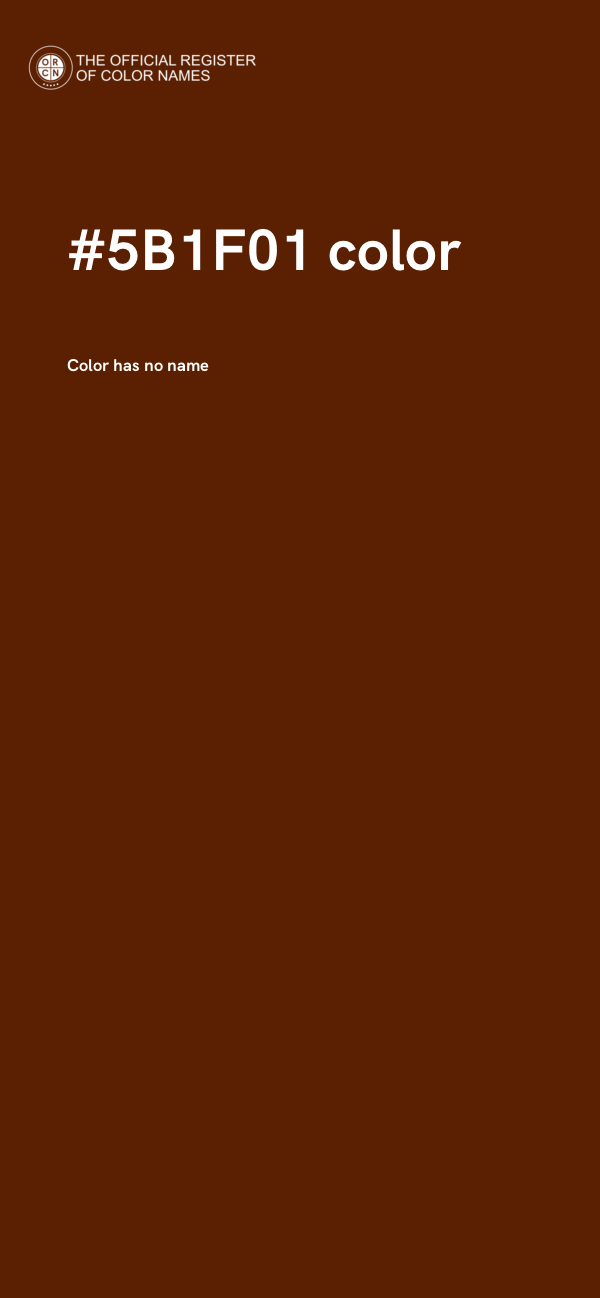 #5B1F01 color image