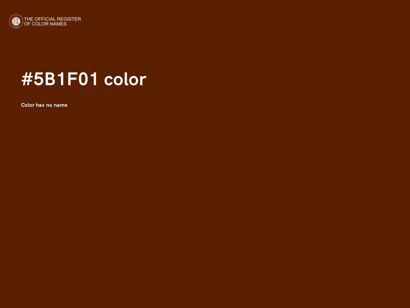 #5B1F01 color image