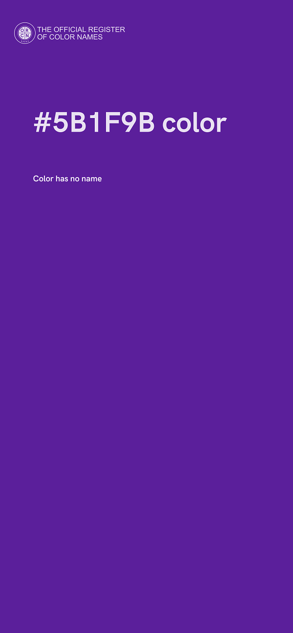#5B1F9B color image