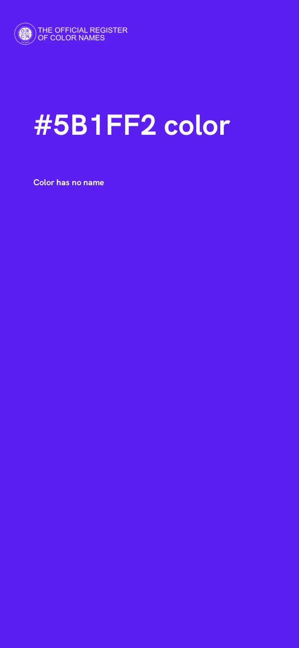 #5B1FF2 color image