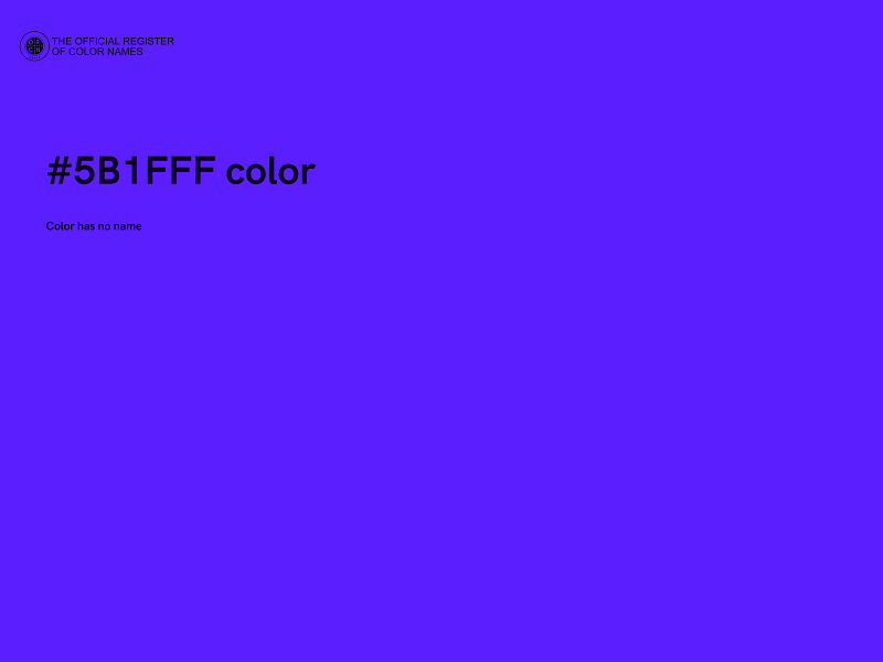 #5B1FFF color image