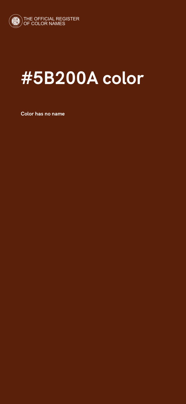 #5B200A color image