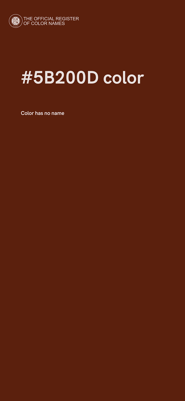 #5B200D color image