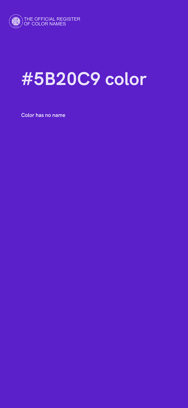 #5B20C9 color image