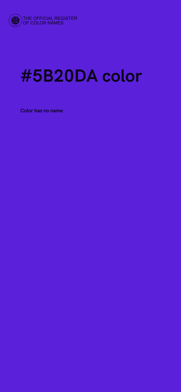 #5B20DA color image