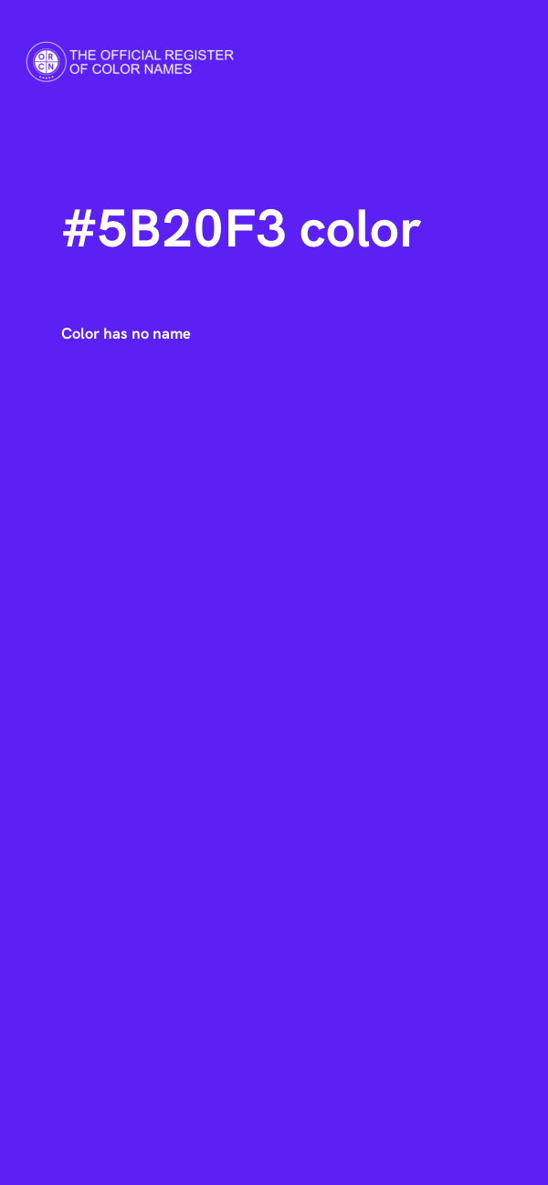 #5B20F3 color image