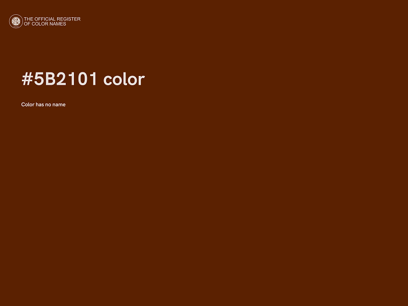 #5B2101 color image