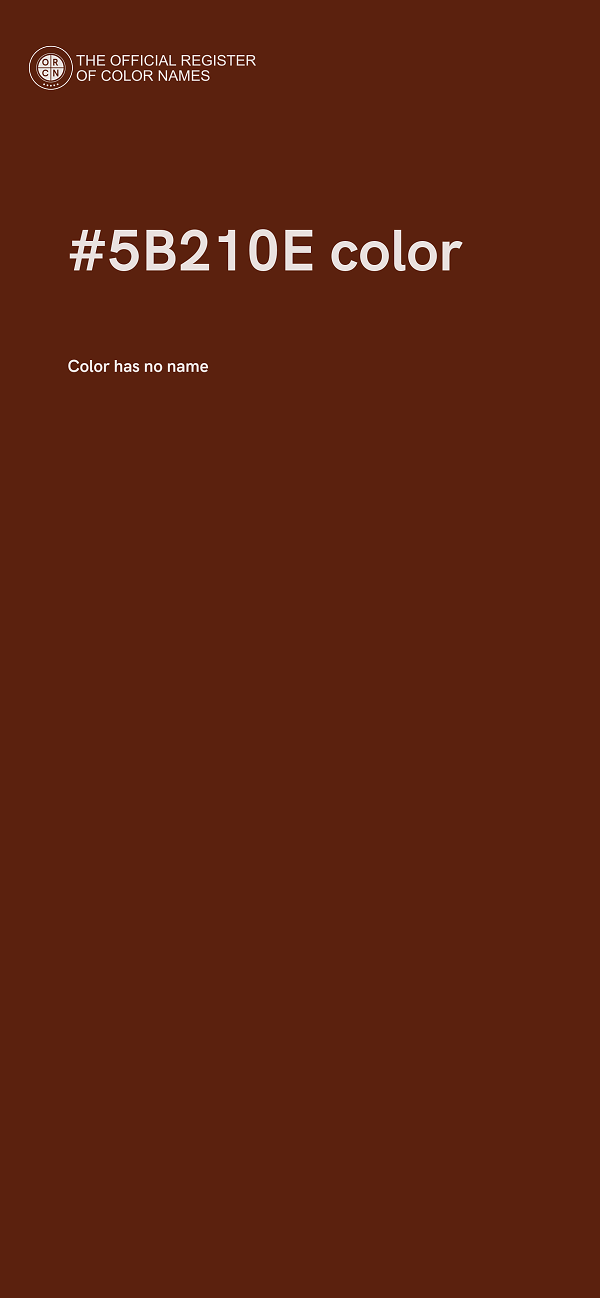 #5B210E color image