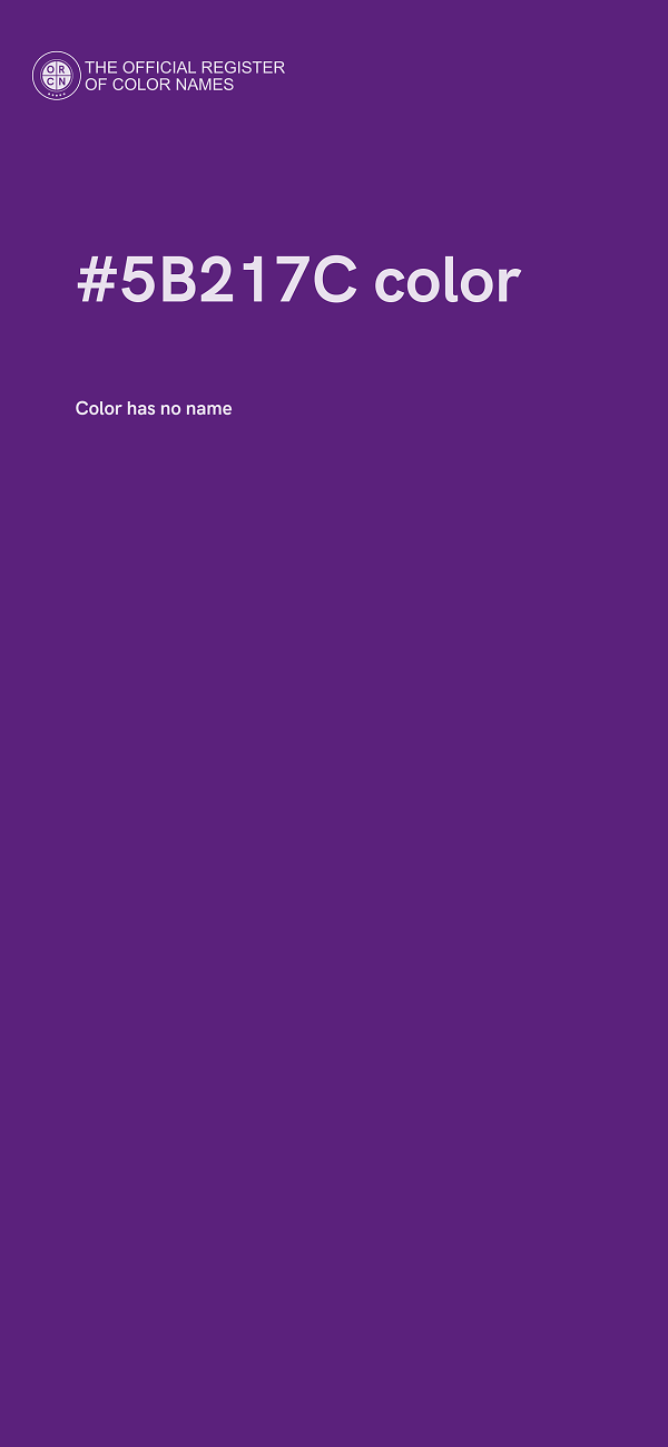 #5B217C color image