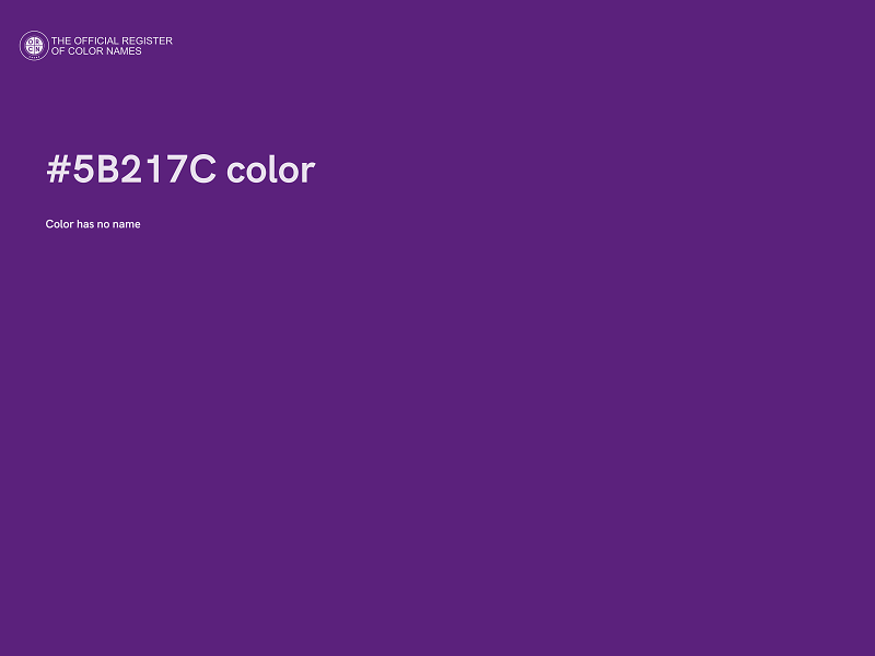 #5B217C color image