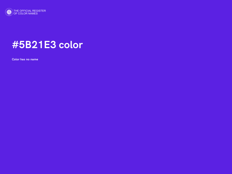 #5B21E3 color image