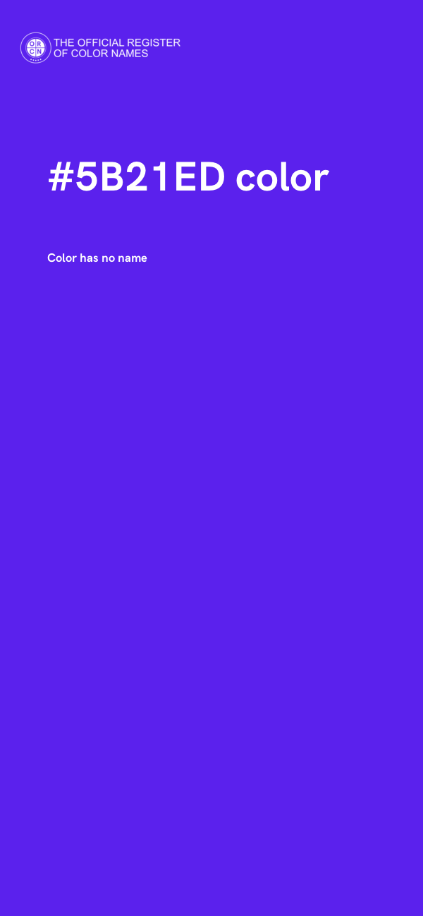 #5B21ED color image