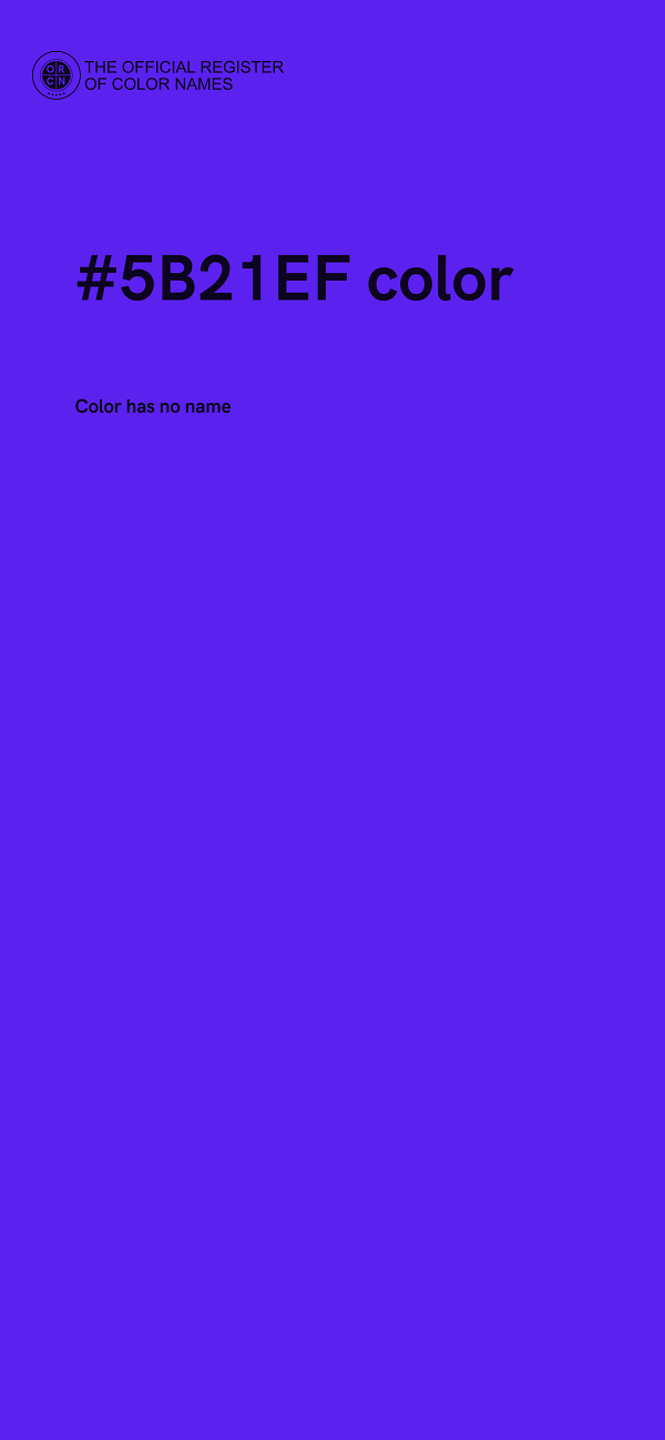 #5B21EF color image