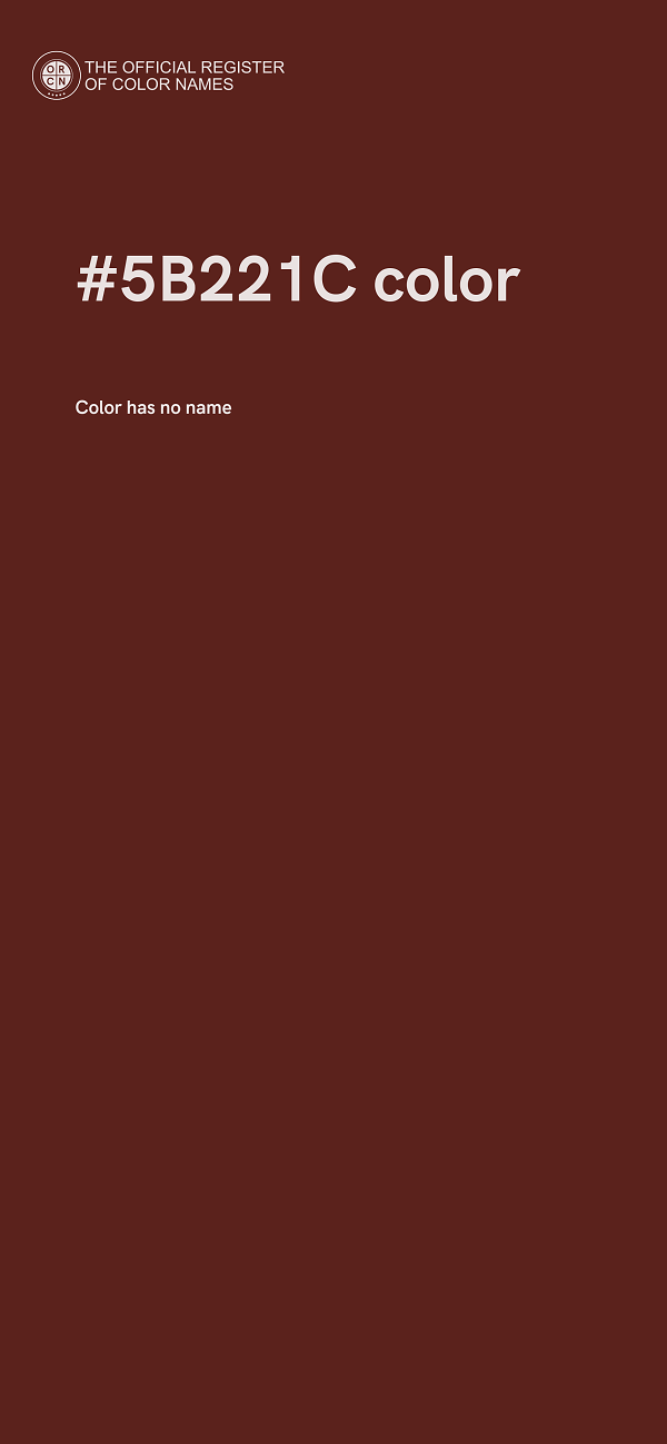 #5B221C color image