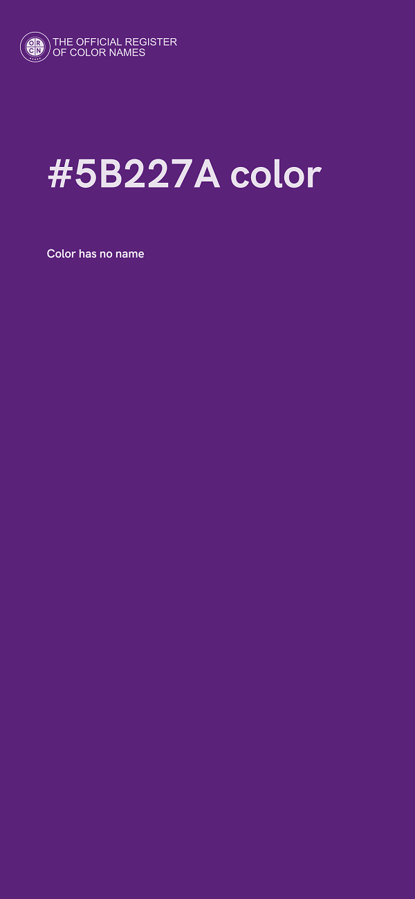 #5B227A color image