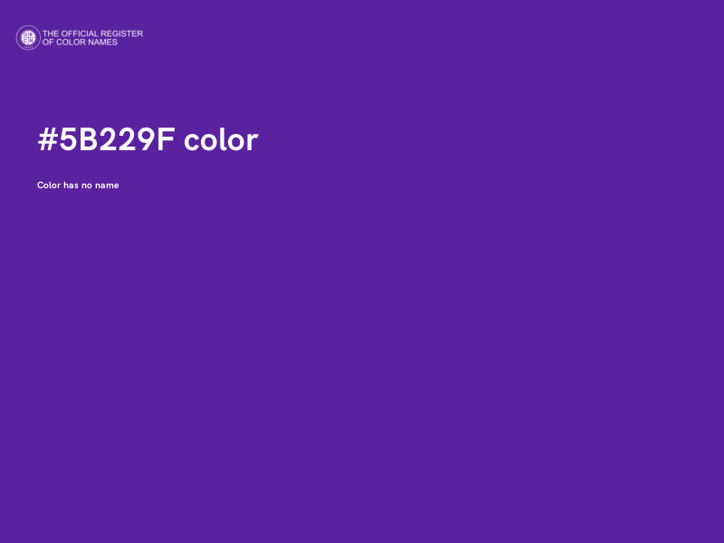 #5B229F color image