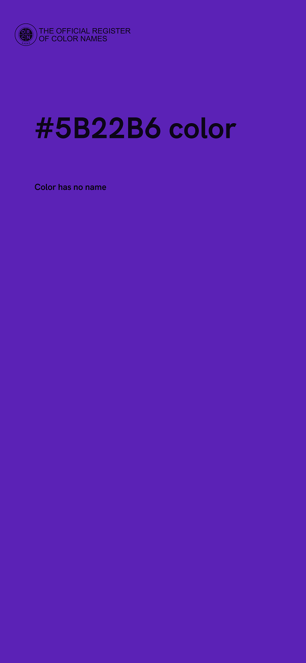 #5B22B6 color image