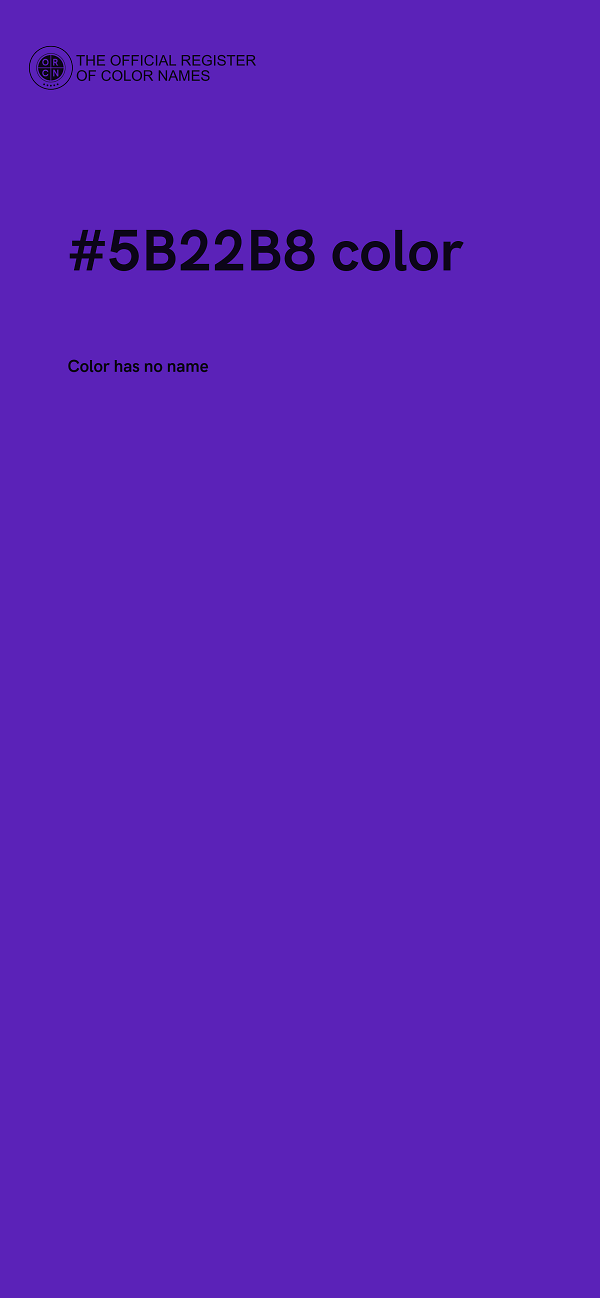 #5B22B8 color image