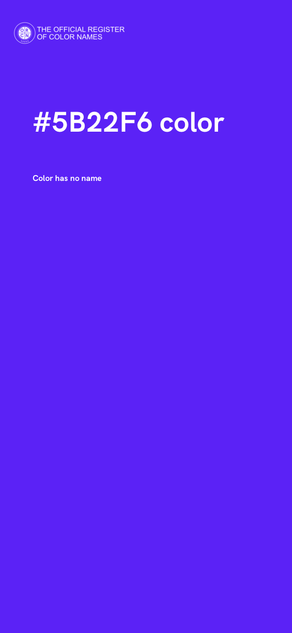 #5B22F6 color image