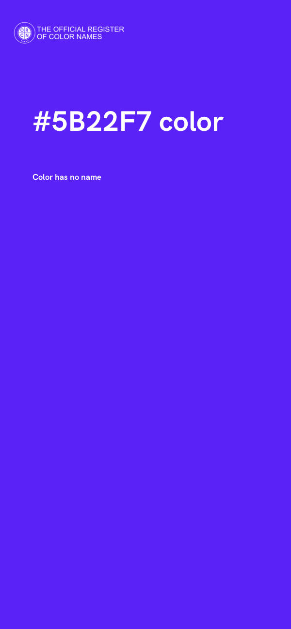 #5B22F7 color image