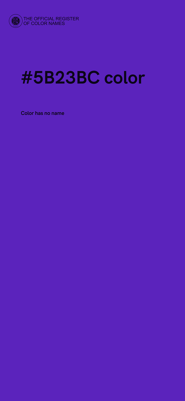 #5B23BC color image