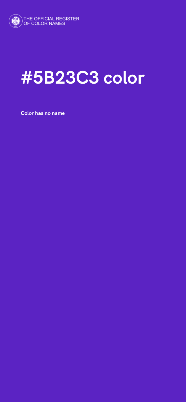 #5B23C3 color image