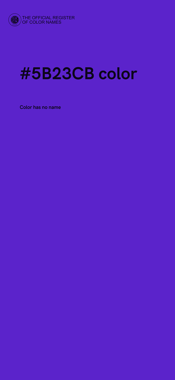 #5B23CB color image