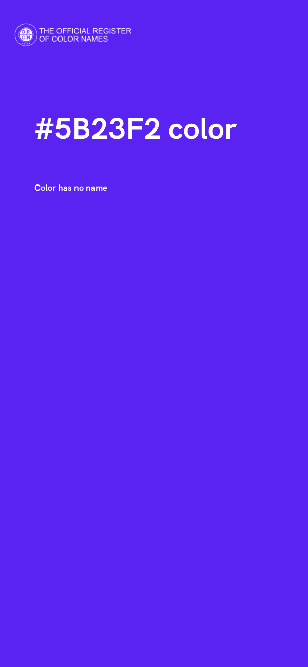 #5B23F2 color image