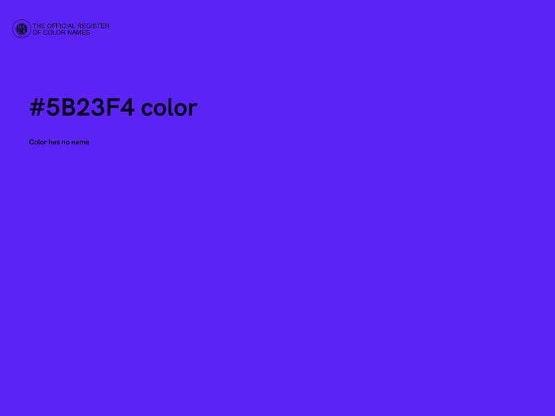 #5B23F4 color image