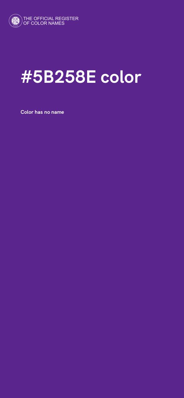 #5B258E color image