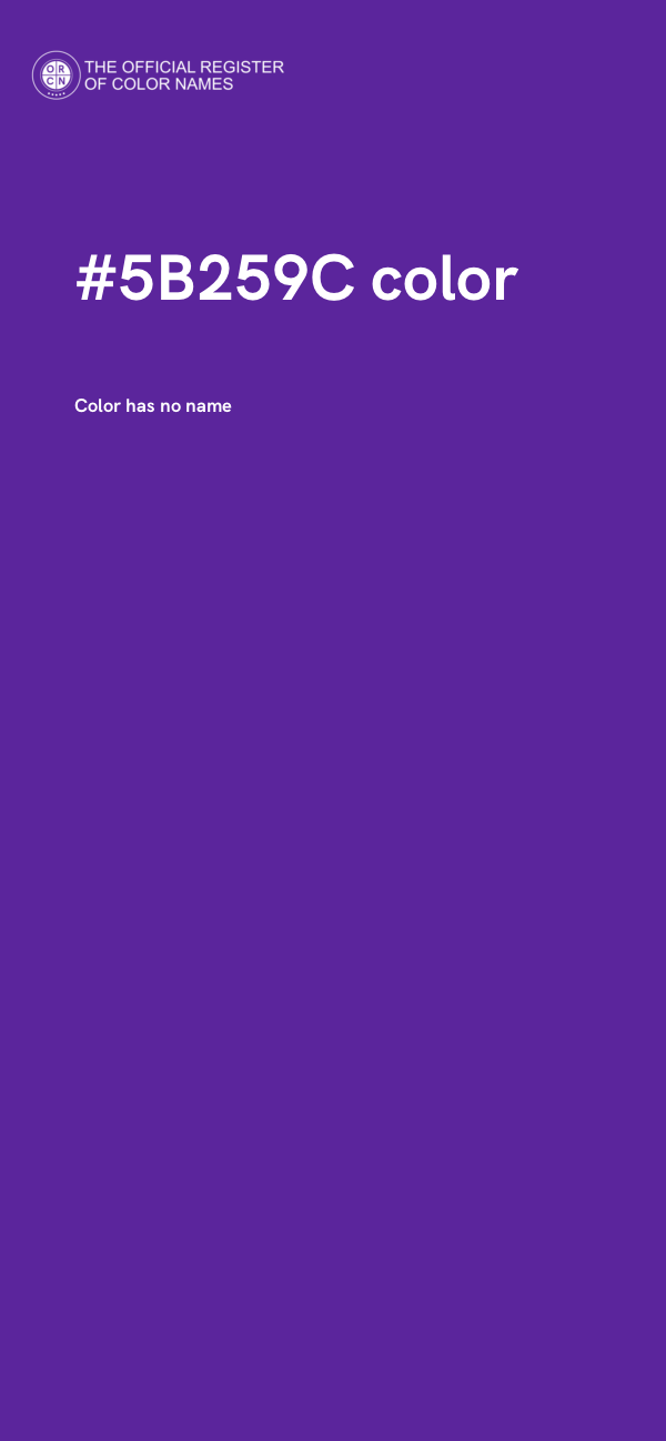 #5B259C color image