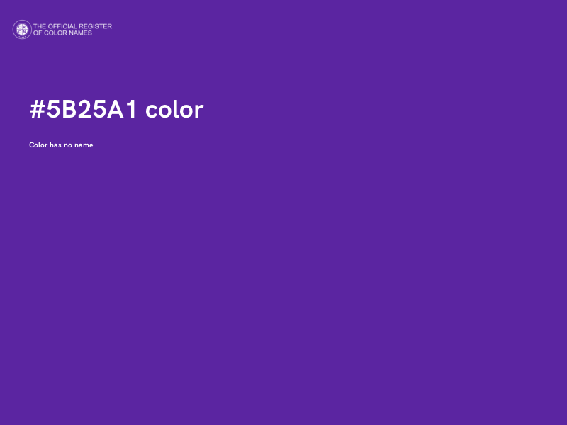 #5B25A1 color image
