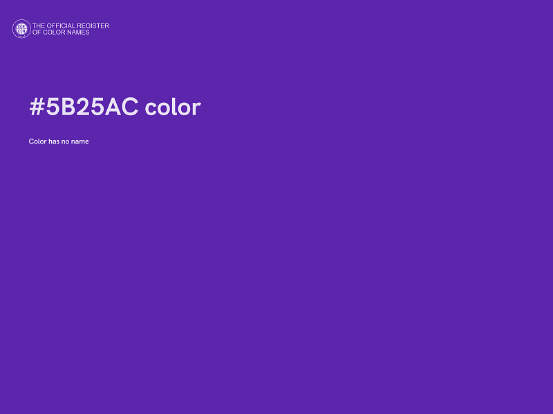 #5B25AC color image