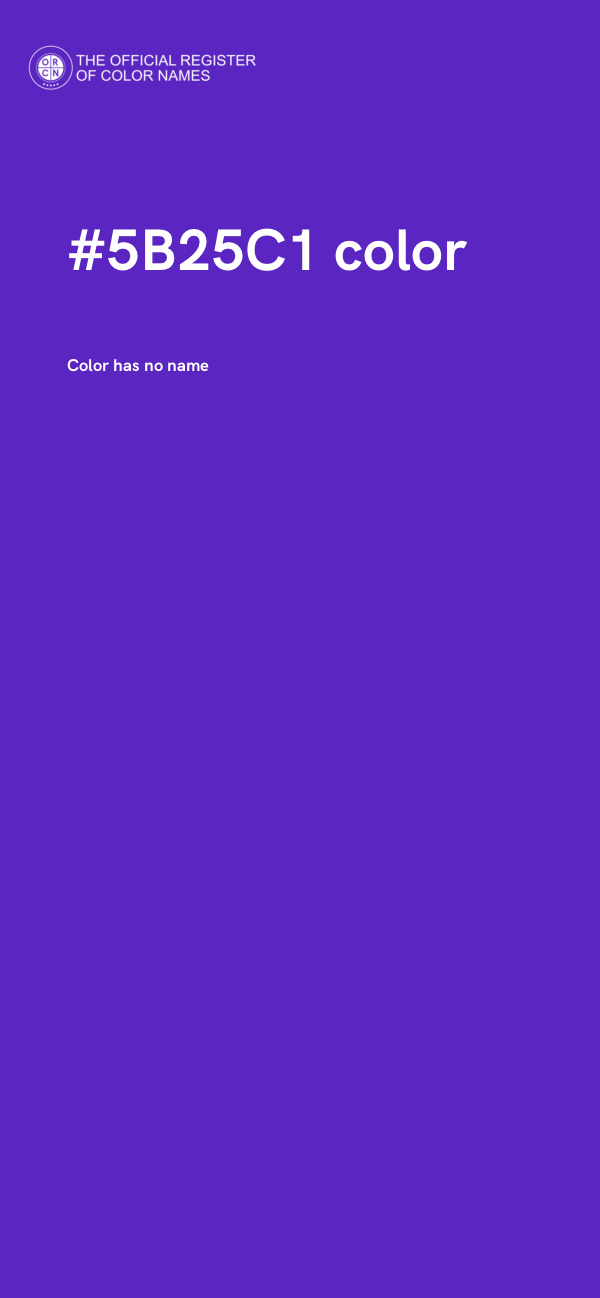 #5B25C1 color image