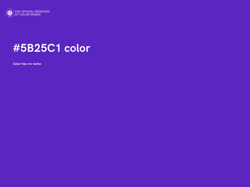 #5B25C1 color image