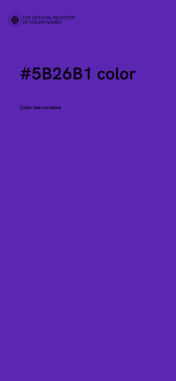 #5B26B1 color image