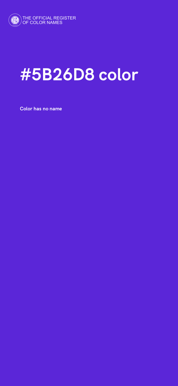 #5B26D8 color image