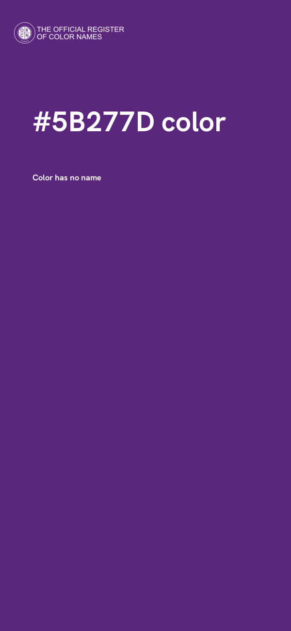 #5B277D color image