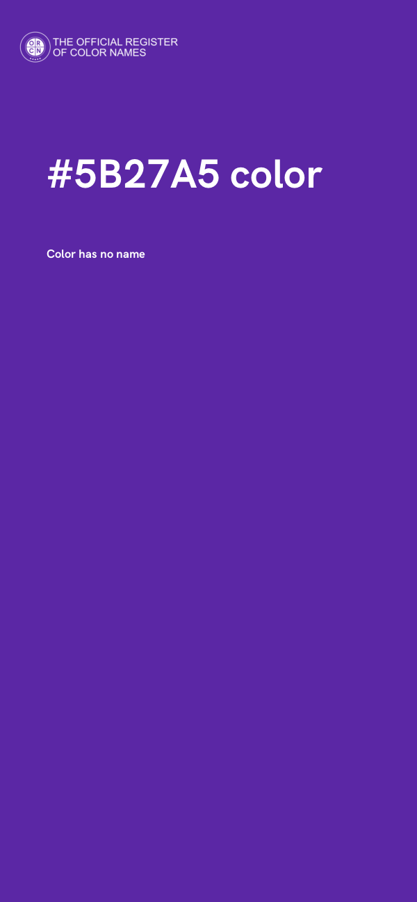 #5B27A5 color image