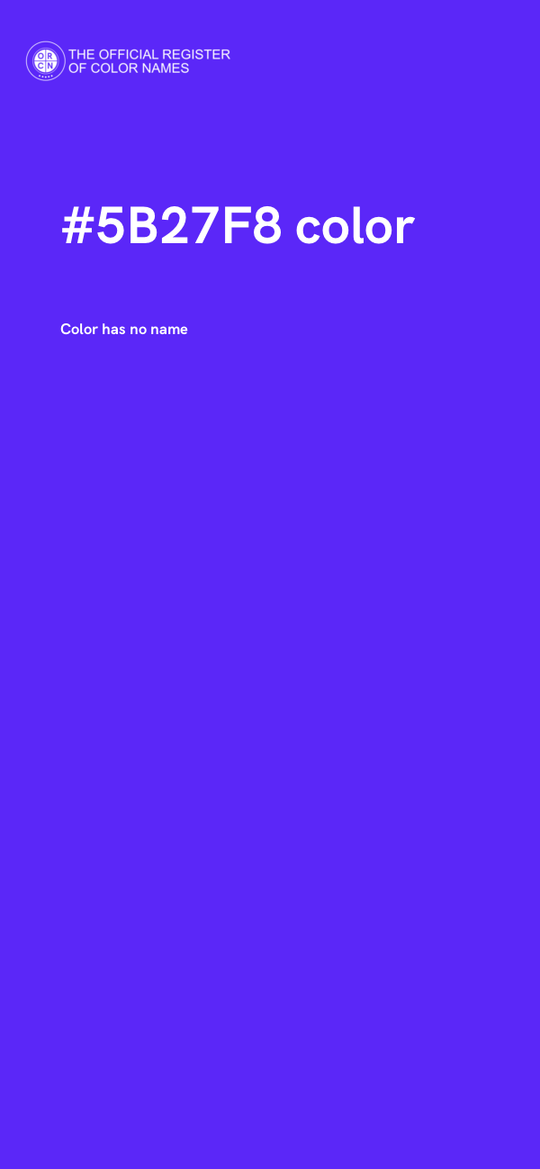 #5B27F8 color image