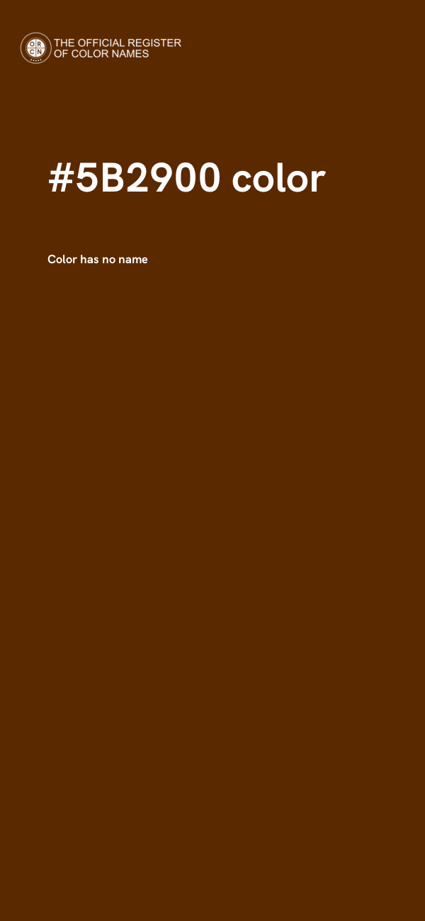 #5B2900 color image