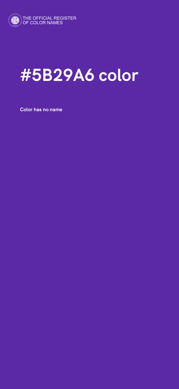 #5B29A6 color image