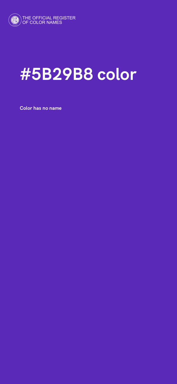 #5B29B8 color image