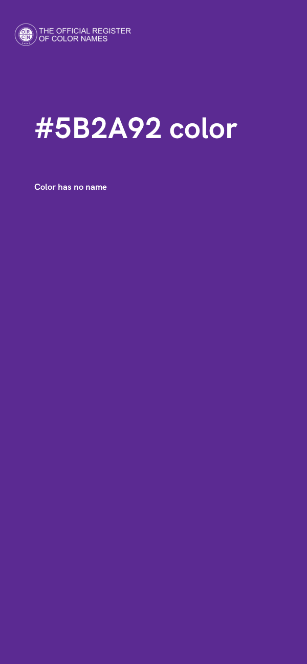 #5B2A92 color image